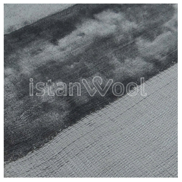 Alfombra Moderna Premium, Gruesa, Pelo con Relieve, Color Gris. Colección Kathmandu.