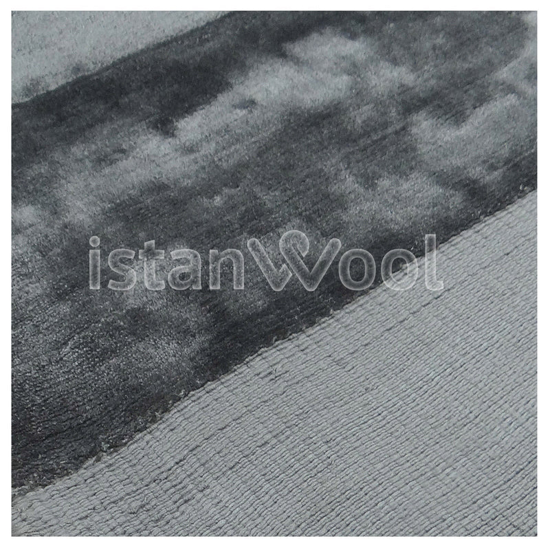 Alfombra Moderna Premium, Gruesa, Pelo con Relieve, Color Gris. Colección Kathmandu.