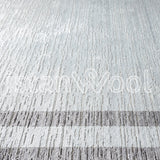 Alfombra Moderna, Gruesa, Pelo con Relieve, Color Gris. Colección Ortakoy.