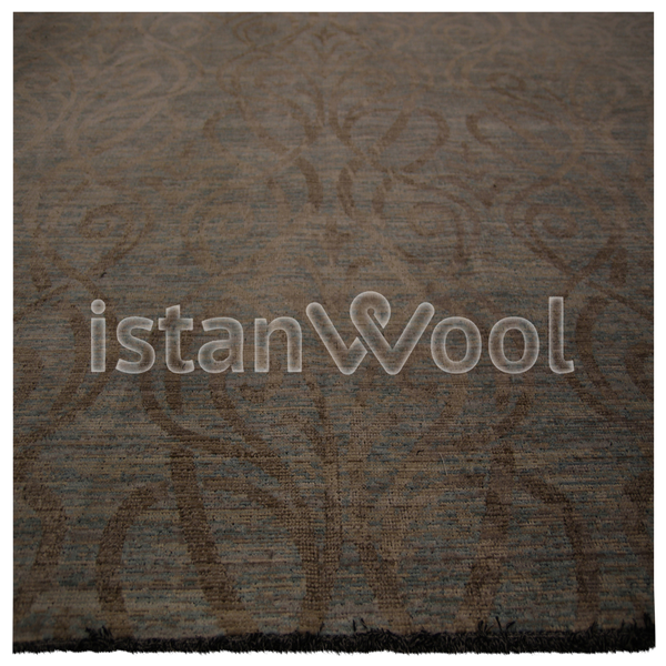 Alfombra Grande Moderna Estilo Antiguo, Pelo Corto. Color Café. Colección Sirkeci
