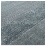 Alfombra Moderna Premium, Gruesa, Pelo con Relieve, Color Azul. Colección Kathmandu.