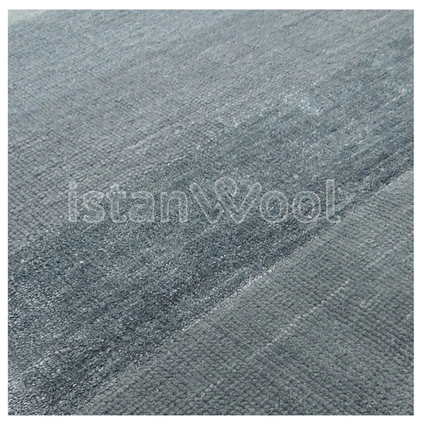 Alfombra Moderna Premium, Gruesa, Pelo con Relieve, Color Azul. Colección Kathmandu.