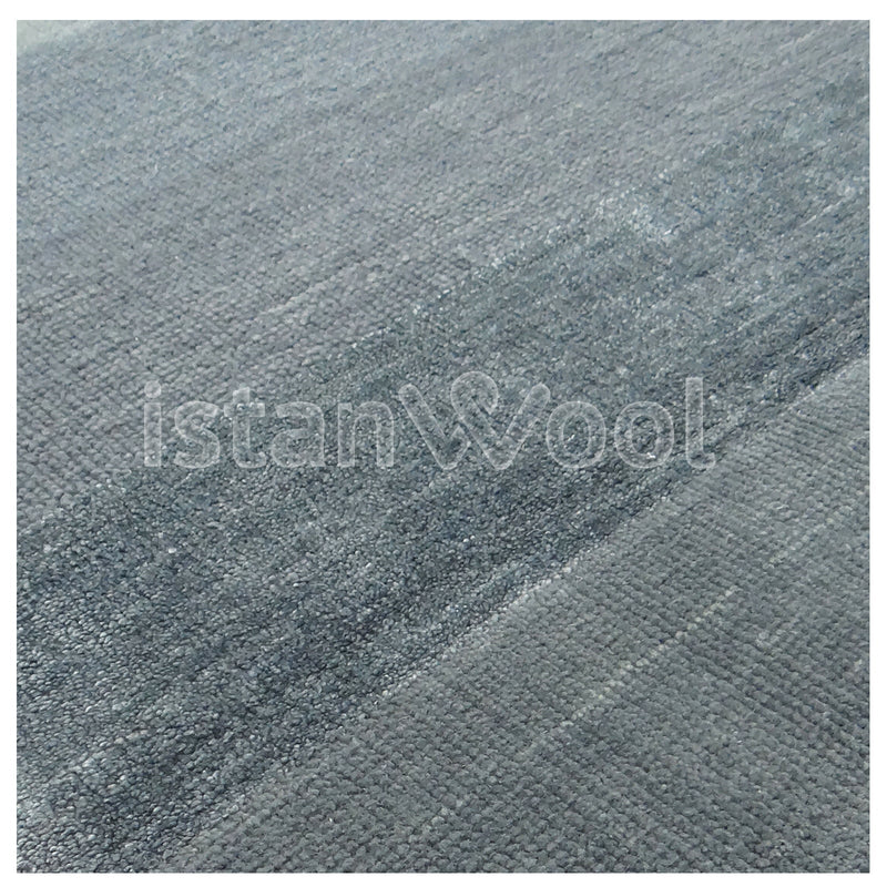 Alfombra Moderna Premium, Gruesa, Pelo con Relieve, Color Azul. Colección Kathmandu.