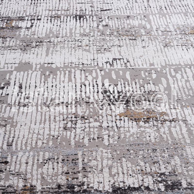 Alfombra Premium Moderna Grande, Gruesa, Pelo con Relieve,  Color Café. Colección Bebek
