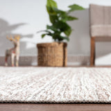 Alfombra Moderna Lisa, Gruesa, Pelo Corto, Color Beige. Colección Riva