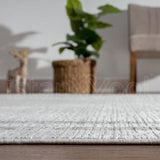 Alfombra Moderna, Gruesa, Pelo con Relieve, Color Gris. Colección Ortakoy.